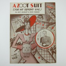 Sheet Music A Zoot Suit For My Sunday Gal Ray Gilbert &amp; Bob O&#39;Brien Vintage 1941 - £15.97 GBP