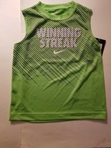 Nike Boys DRI-FIT Active Tank Size  5 or 7 Green Winning Streak NWT - £12.01 GBP