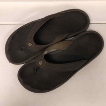 ‘Ohana Olu’kai brown dark Java sandals women’s size 8 mens 7 Olukai Ohana - £46.98 GBP