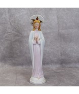 Lefton China Praying Virgin Mary Madonna Statue Figure Figurine 9&quot; Vintage - £16.88 GBP