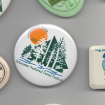 Manistee National Forest Festival 2001 Vintage Pinback Pin - $5.94