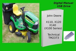 John Deere X110 X120 X140 Tractors ( X100 Series ) Technical Manual See Desc. - £18.97 GBP