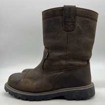 Wolverine Floorhand W10680 Mens Brown Pull On Work Western Boots Size 10EW - £54.91 GBP