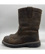 Wolverine Floorhand W10680 Mens Brown Pull On Work Western Boots Size 10EW - $69.29