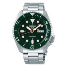 Seiko 5 Sports Automatic Green Dial Men&#39;s Watch SRPD63K1 - £180.80 GBP