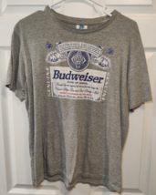 Budweiser King Of Beers Mens T Shirt Medium Anheuser-Bush-American Beer - £6.66 GBP