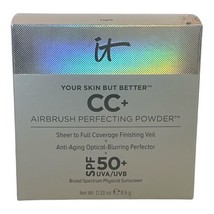 It Cosmetics CC+ LIGHT SPF 50+ Airbrush Perfecting Powder Foundation New In Box - £59.23 GBP