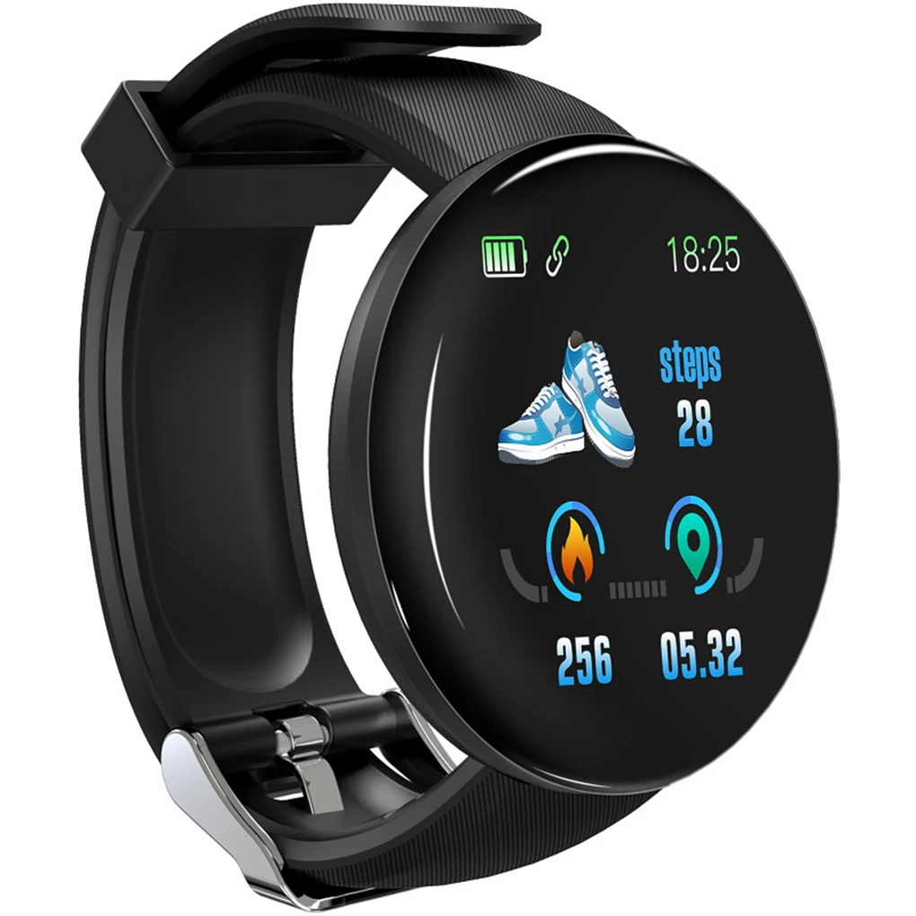 Smart Watch Portable 1 3-inch Battery Powered Blood Pressure Wristwatch - $16.38