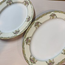 (2) Noritake Arvana Japan Platter Plates 89483 Turkey Cheese &amp; Crackers - $56.10