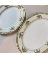 (2) Noritake Arvana Japan Platter Plates 89483 Turkey Cheese &amp; Crackers - $56.10