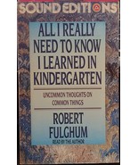 &quot;ALL I REALLY NEED TO KNOW I LEARNED IN KINDERGARTEN&quot; by Robert Fulghum ... - $8.00