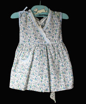 1940s Nanette Babe frock Dress Size 12m Some TLC Adorable Feedsack Type Print - £26.47 GBP
