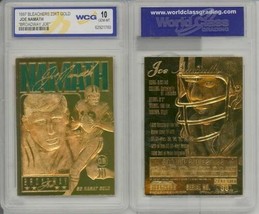 1997 Joe Namath Ny Jets 23K Original 23K Gold Graded Card Broadway Joe - £13.02 GBP
