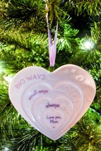 Hallmark  Love You, Mom Big Ways Small Ways Always  Keepsake Ornament 2021 - £11.16 GBP