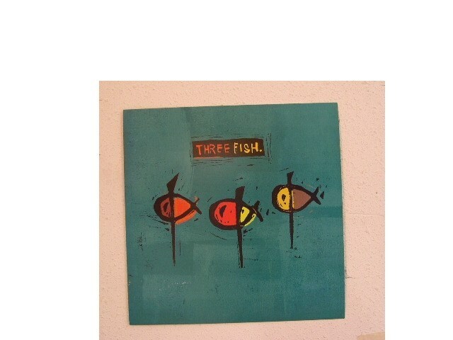 Three Fish Flat Poster 3 Pearl Jam The Fastbacks Tribe After Tribe-
show... - $13.53