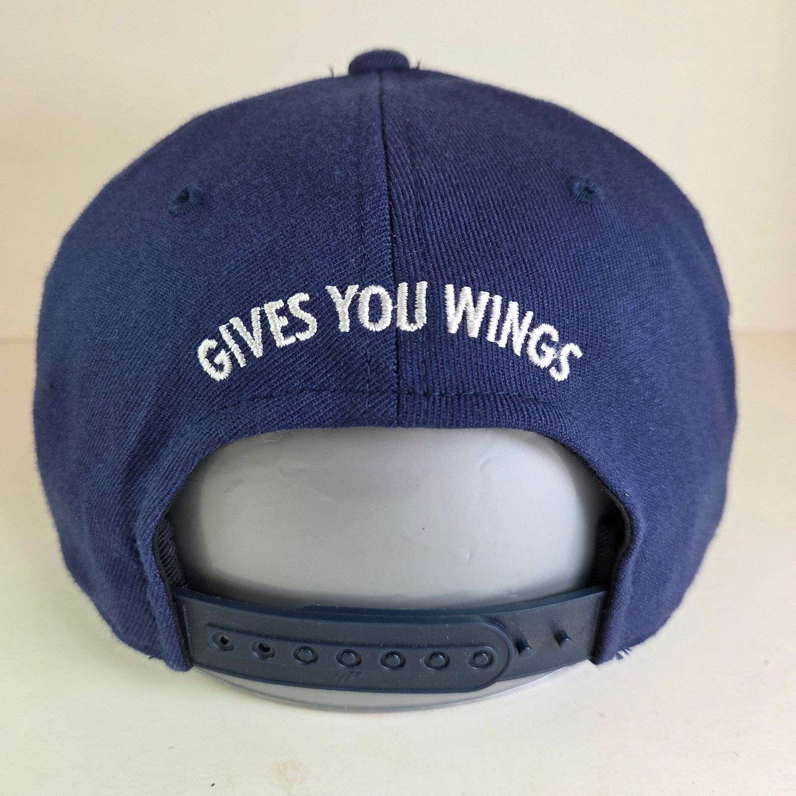 Red Bull Snapback Hat Blue Flat Brim Adjustable Racing Cap Vietnam Item image 3
