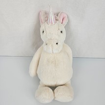 Jellycat Bashful Unicorn Plush Medium Pink White Super Soft RETIRED 12&quot; - £9.49 GBP