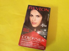 Revlon Colorsilk 20 / brown black hair dye color New - $8.90