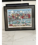 Promenade by Charles Fazzino limited edition 3D serigraph on paper frame... - $5,837.51 CAD