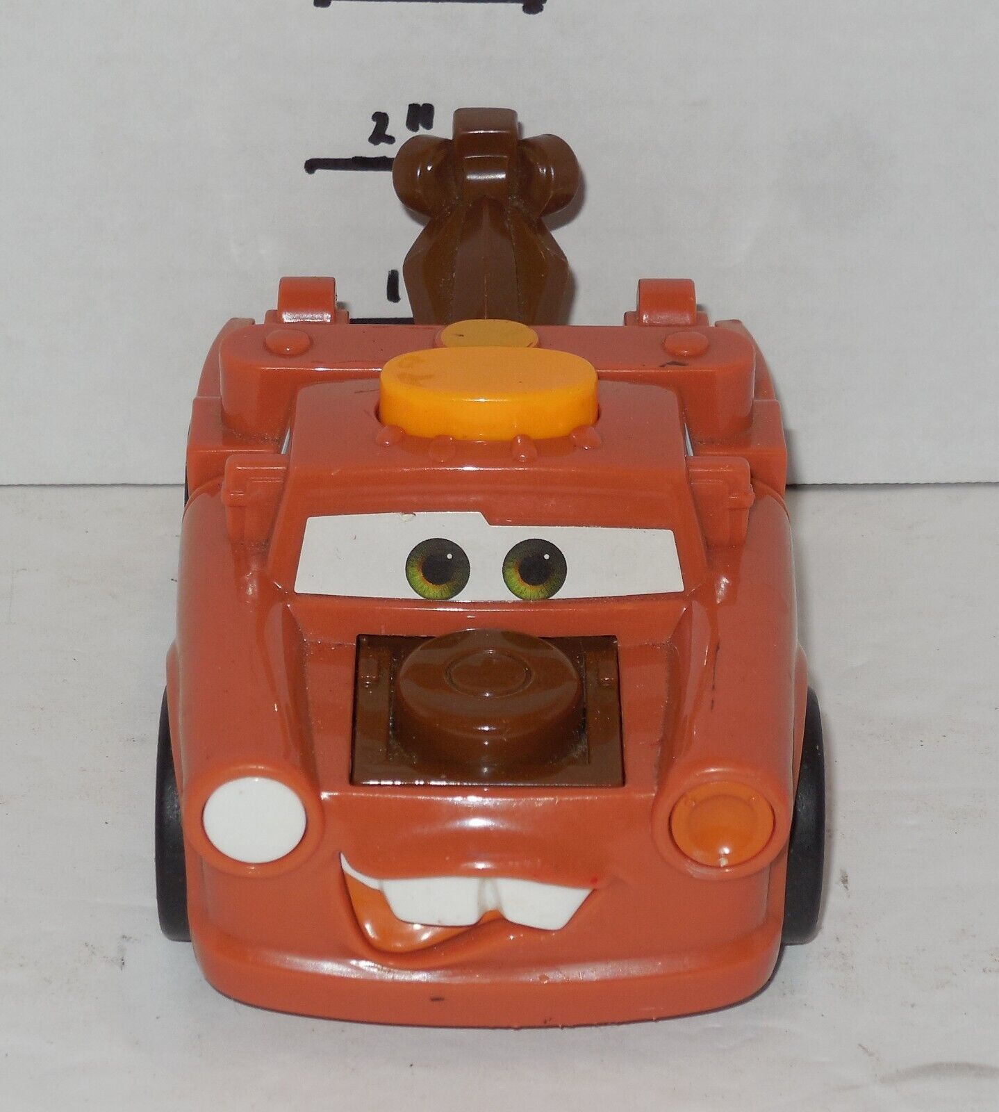 Disney Pixar Cars 5" TOW MATER Tow Truck Talking Flashlight Fisher Price 2010 - $14.78