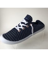 NEW TOMMY BAHAMA Woman’s No-Tie Memory Foam Slip-on Sneakers, Blue/White... - £27.90 GBP