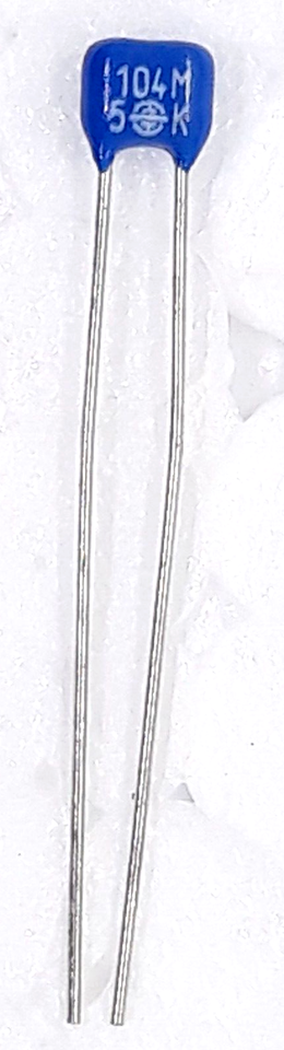 Corning Ceramic Capacitors CRC120X7R Value .1 UF Tol .+/-20% 50V Box Of ... - $9.99