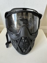 JT Paintball Mask Black with Goggles Clear - £14.14 GBP
