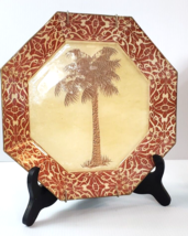 Vintage Plates with Palms Drawings, Shows well. Some scratches in back. ... - £10.38 GBP
