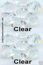 6 Pcs 8MM Crystal Swarovski Crystals 5301 Bicone - £1.25 GBP