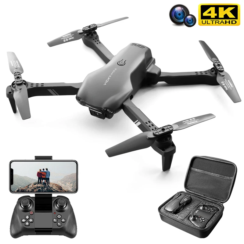 RC Drone 4K HD Professinal With 1080P Wide Angle HD Camera Foldable RC - £46.58 GBP+