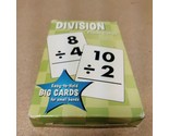 Early Division Flashcards Math Big Cards School Tools Leap Year Publishing - £7.20 GBP