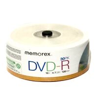 Memorex DVD+R 30-PK 16X 4.7GB 120 Min NEW Sealed - $176.71 MXN