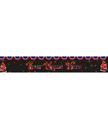 Night Christmas Custom Created  Banner Red Tree Sparkles July 4th Border... - £5.59 GBP