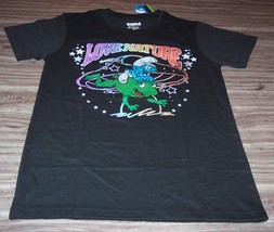 Vintage Style Smurfs Smurf &quot;Love Nature&quot; T-Shirt Small Mens New w/ Tag - £15.57 GBP