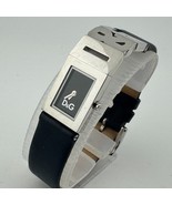 D&amp;G Swiss Quartz Watch DW0507 Women Silver Steel Rectangle Leather New B... - €122,01 EUR