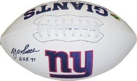 Y.A. Tittle signed New York Giants Logo Football HOF 71 - $94.95