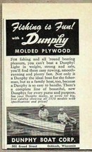 1950 Print Ad Dunphy Molded Plywood Boats Made in Oshkosh,Wisconsin - £6.62 GBP