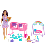 Skipper Doll &amp; Nursery Playset with Accessories, Includes Twin Baby Doll... - €26,18 EUR
