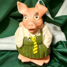 Vintage Annabel NatWest Pigs Girl Piggy Bank Wade England Pottery Orig S... - $22.49