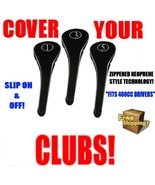 1 3 5 WOODS NEW SET GOLF CLUBS DRIVERS HEAD COVERS BLACK HEADCOVER FULL ... - $35.51 CAD