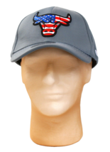 Ultra Game NBA Chicago Bulls Gray Cap Hat Patriotic Team Logo Men&#39;s Size... - $39.59