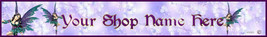 Website Banner Purple Fairy Professional Quality - $7.00
