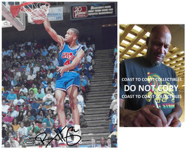 Ron Harper signed Cleveland Cavs basketball 8x10 photo Proof COA autographed - £67.67 GBP