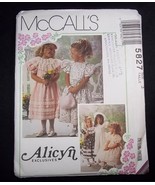 McCall&#39;s Pattern 5827 Alicyn Child&#39;s dress lined bodice full skirt Sz 3 - £3.53 GBP