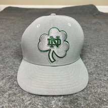 Notre Dame Fighting Irish Mens Hat 7 Fitted New Era Gray Green New Era 5... - $24.98