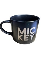 Disney Mickey Mouse Coffee Mug Ceramic Silhouette Black Tea Cup Vintage ... - $237.72 MXN