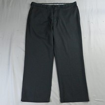 Cool 18 Pro by Haggar 40 x 30 Gray Classic Fit Golf Mens Dress Pants - $15.99