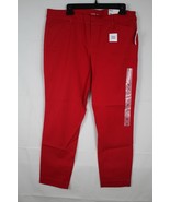 OLD NAVY Women&#39;s Red Pixie Ankle Pants size 14 New - $31.12 CAD