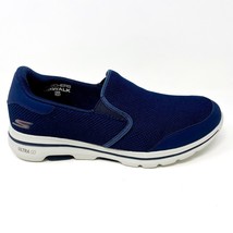 Skechers Go Walk 5 Beeline Navy Mens Size 11.5 Vegan Air Cooled Sneakers - £39.92 GBP