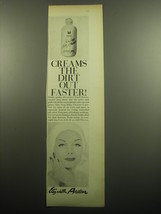 1958 Elizabeth Arden Ardena Skin Deep Milky Cleanser Ad - Creams the dirt out  - £14.58 GBP